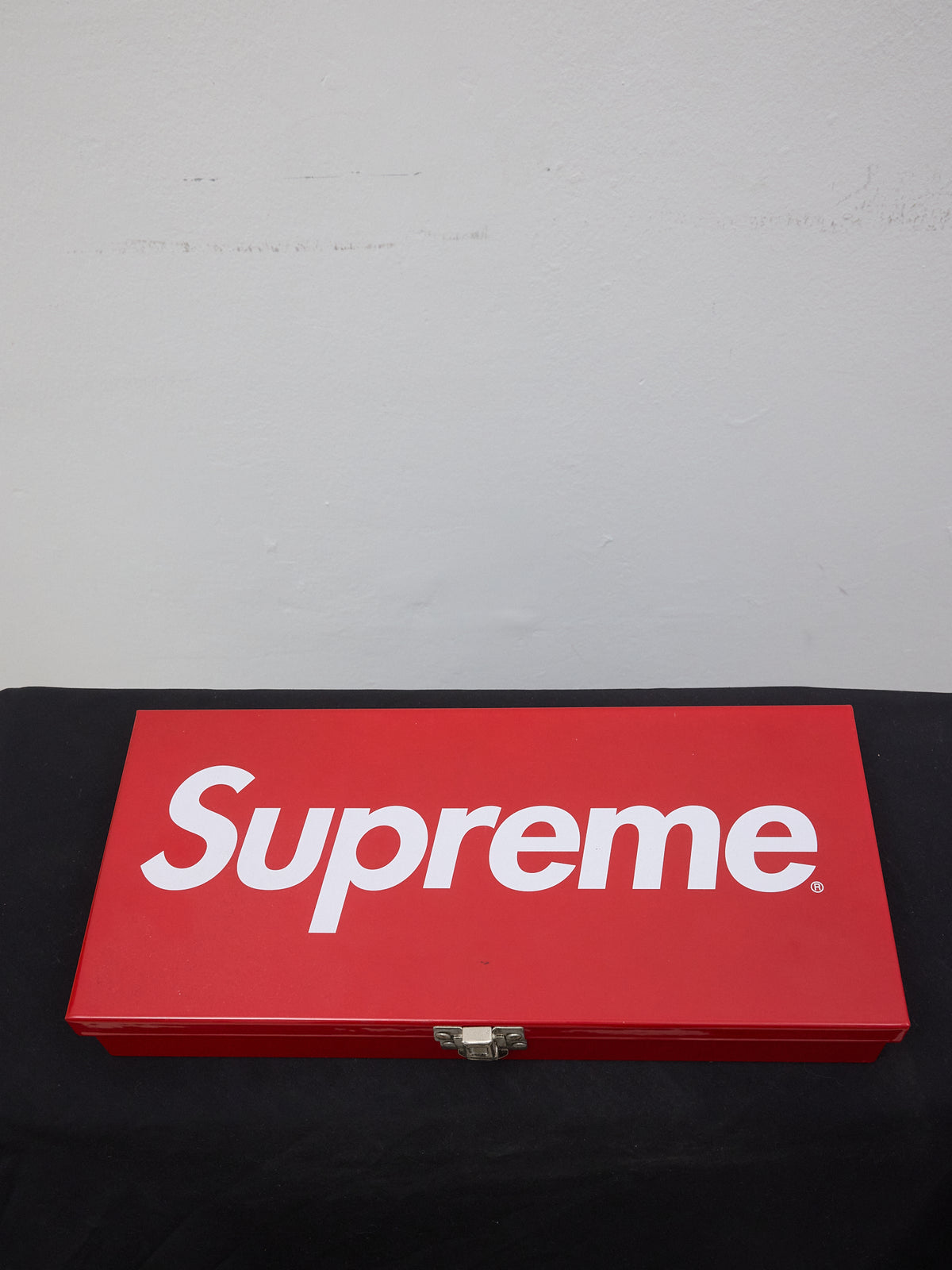 Supreme Large Metal Storage Box in Red