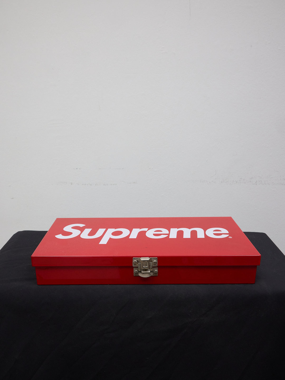 Supreme Large Metal Storage Box in Red