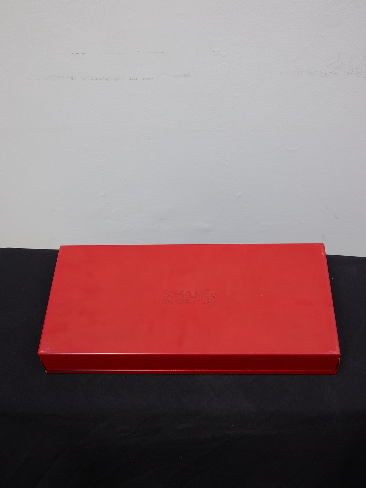 Supreme Large Metal Storage Box in Red