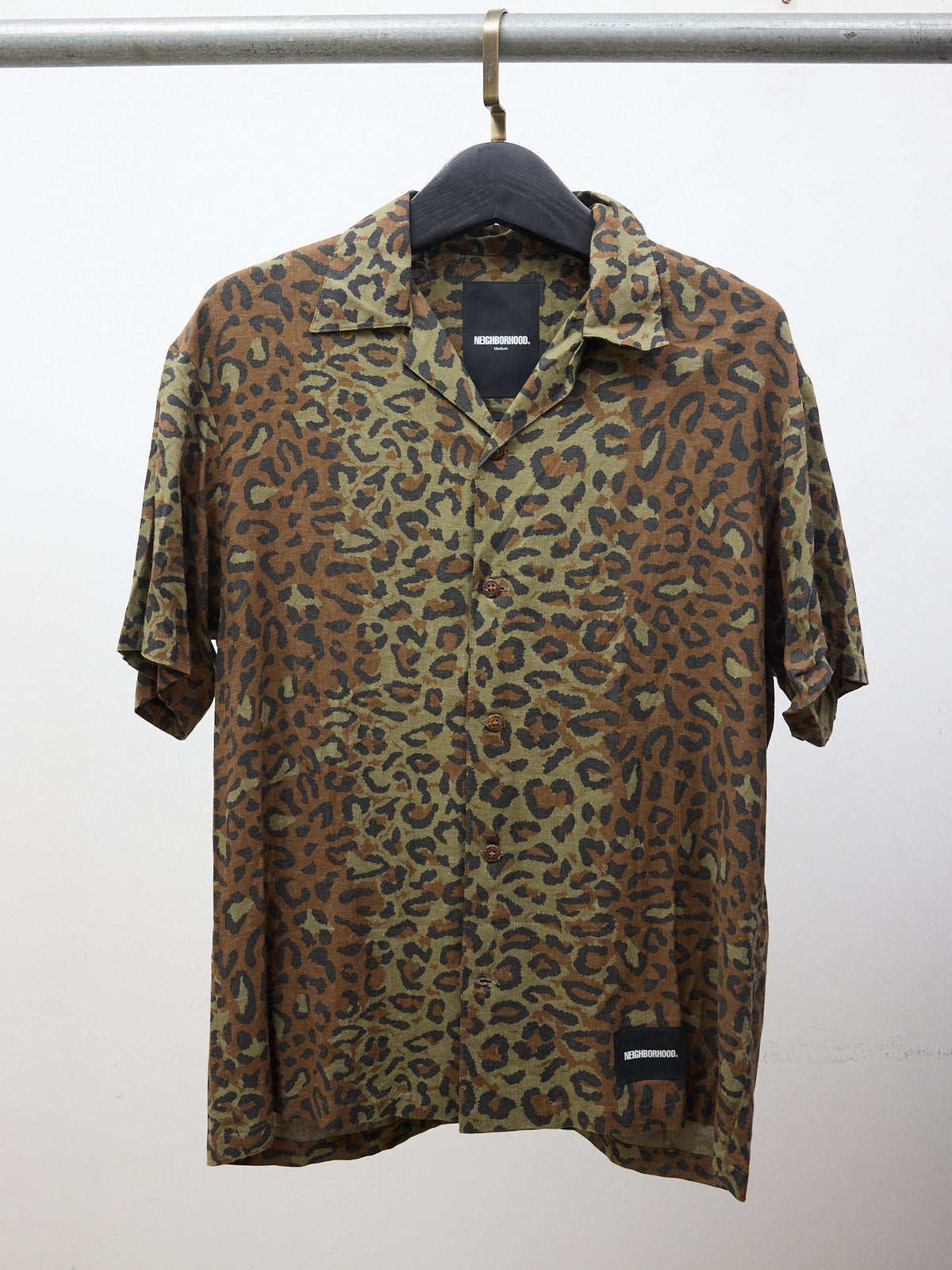 Neighborhood Short-sleeve Aloha Leopard Shirt