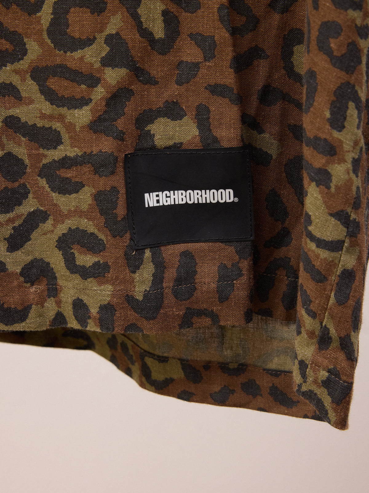 Neighborhood Short-sleeve Aloha Leopard Shirt
