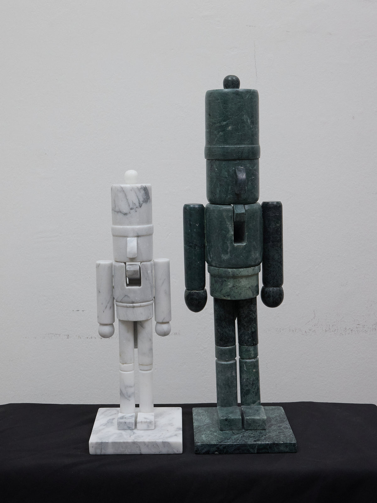 Toy Soldier/Nutcracker Sculpture in White