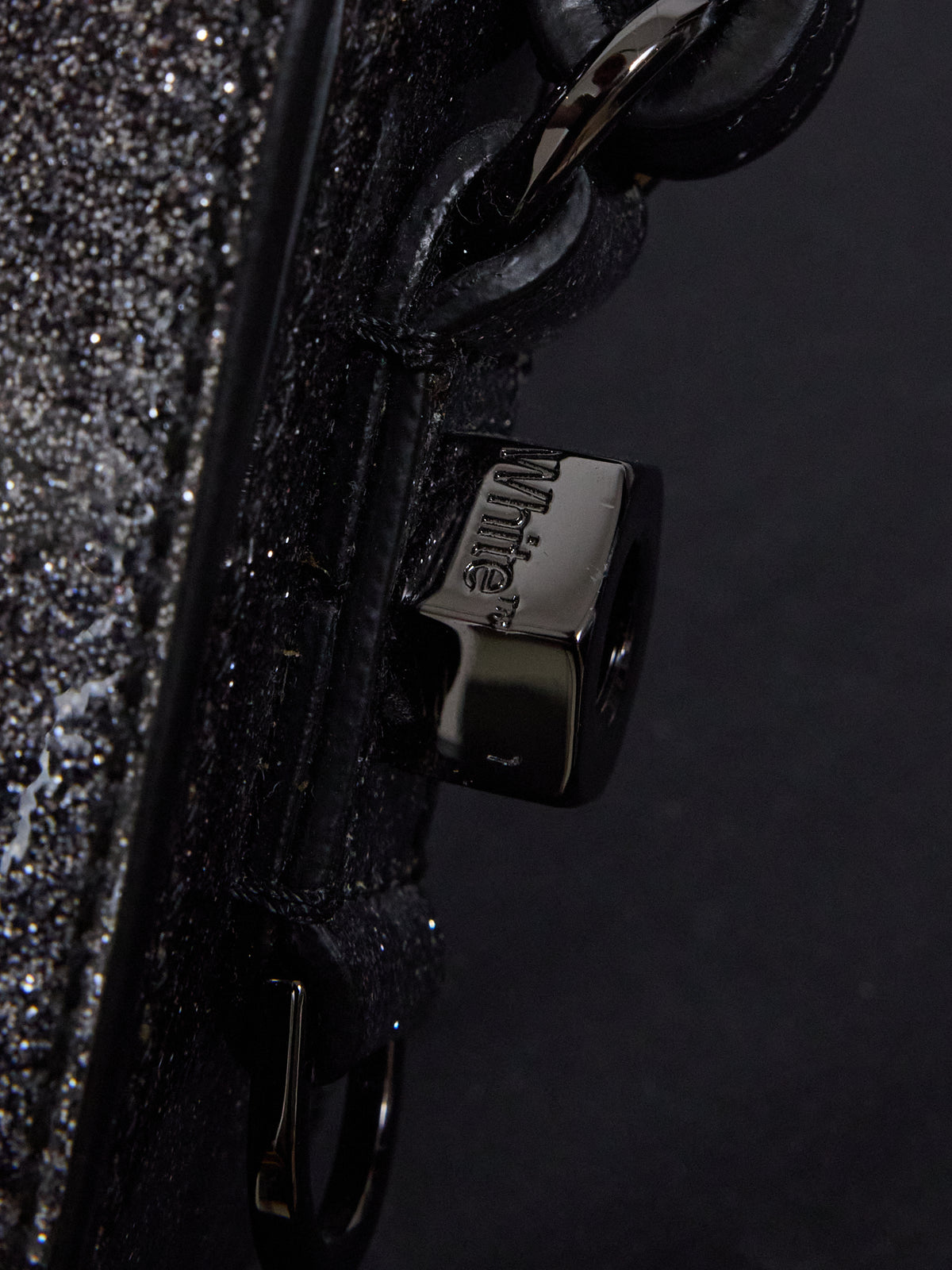 Off White c/o Virgil Abloh Glitter Baby Flap Bag