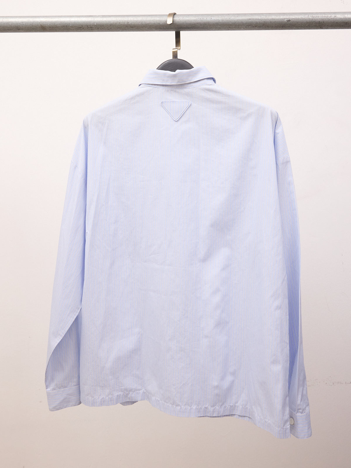 Prada Blue Pinstripe Button-up LS Shirt -