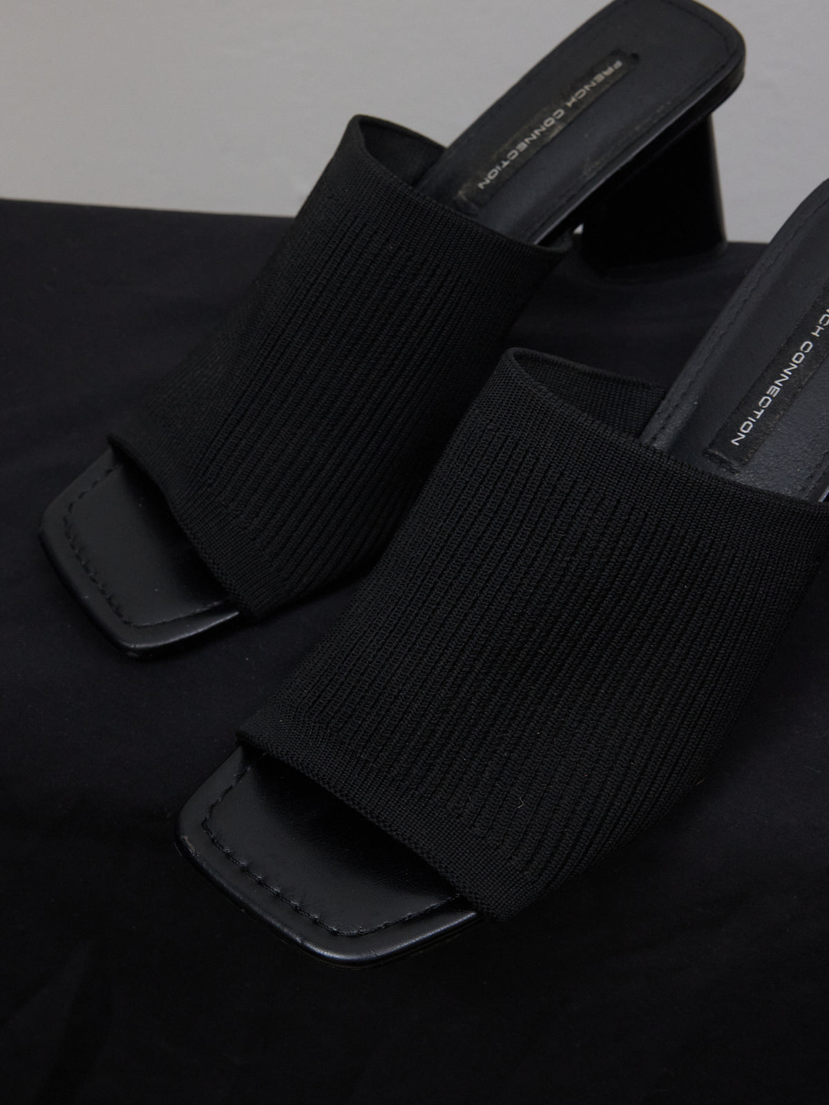 French Connection Elastic Mule