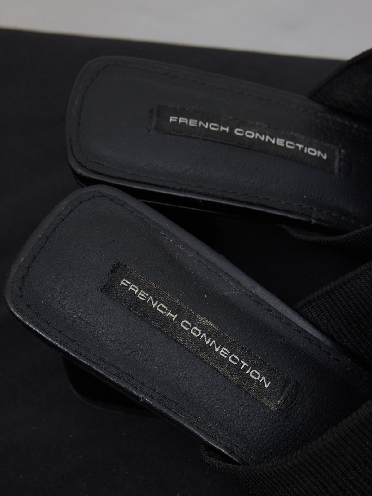 French Connection Elastic Mule