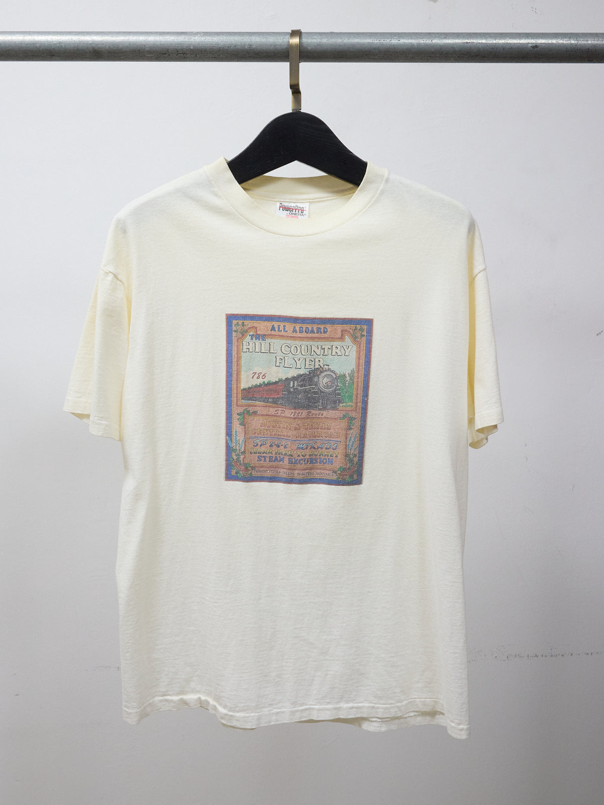 "The Hill Country Flyer" T-Shirt in Cream