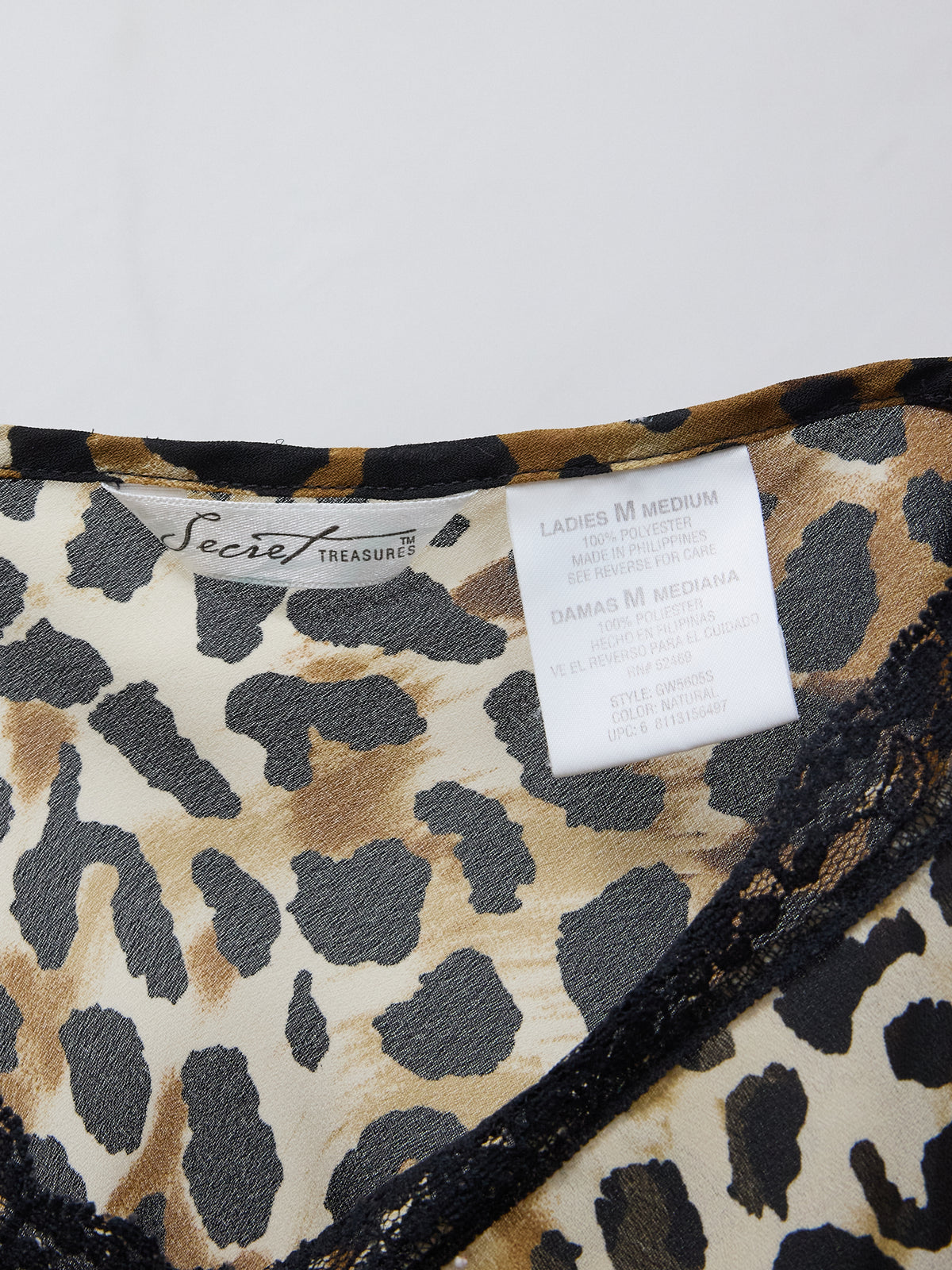 Leopard Print Camisole Top -