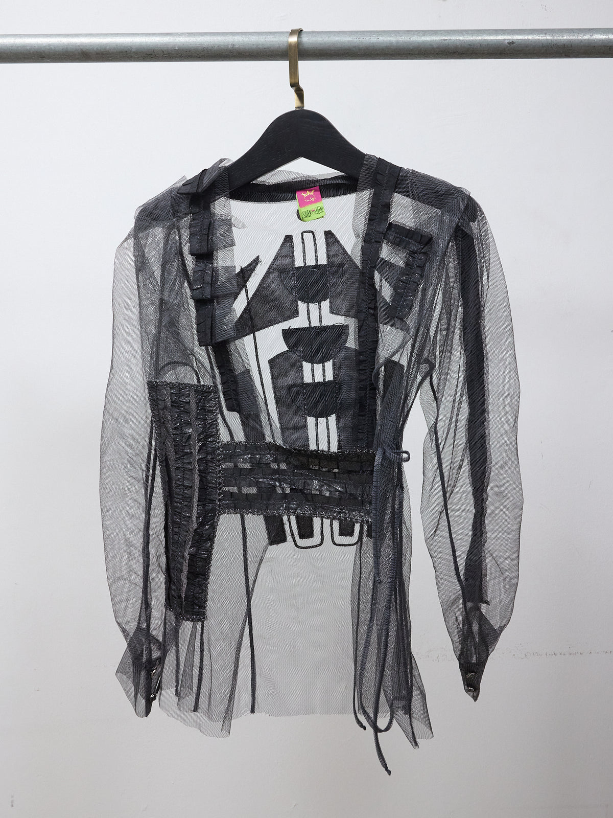 Save The Queen Whimsigoth Mesh Tunic Top Blouse -