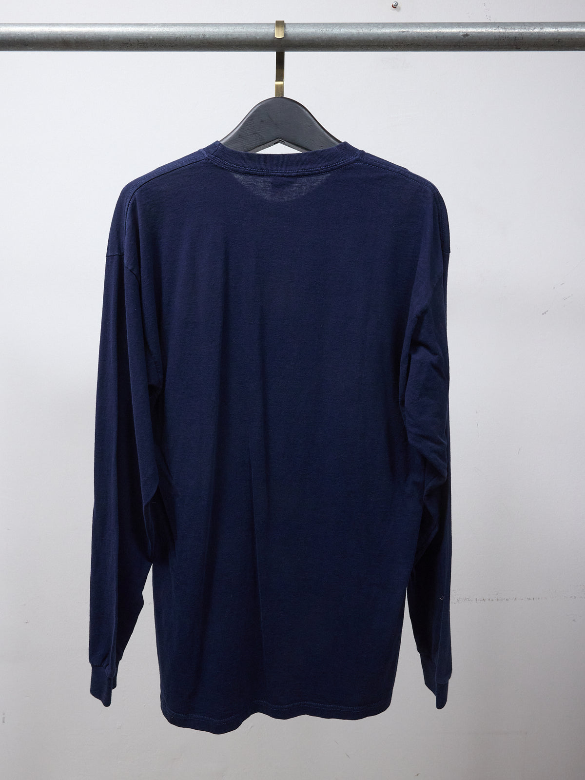 DC Shoes Logo Long-sleeve Tshirt in Navy -