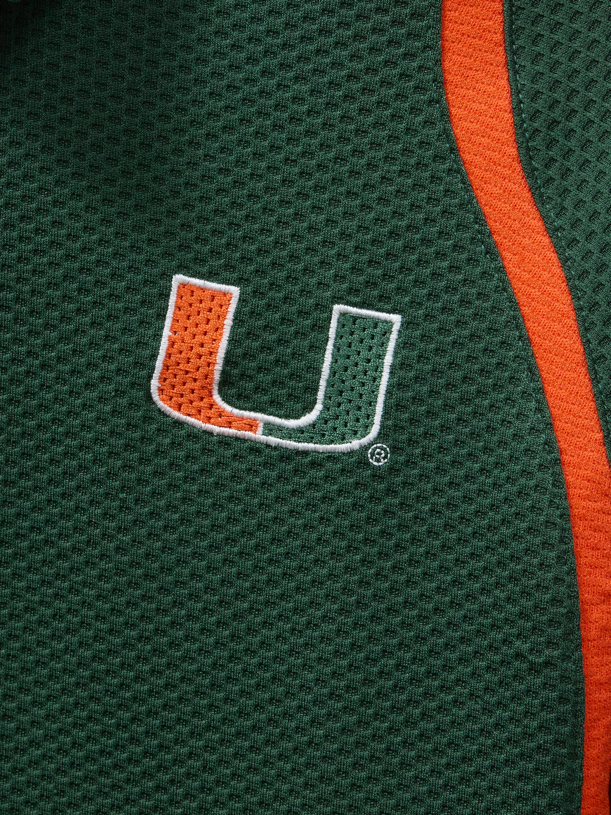 Vintage Dri-Fit Dark Green Nike Miami Hurricanes Polo Shirt