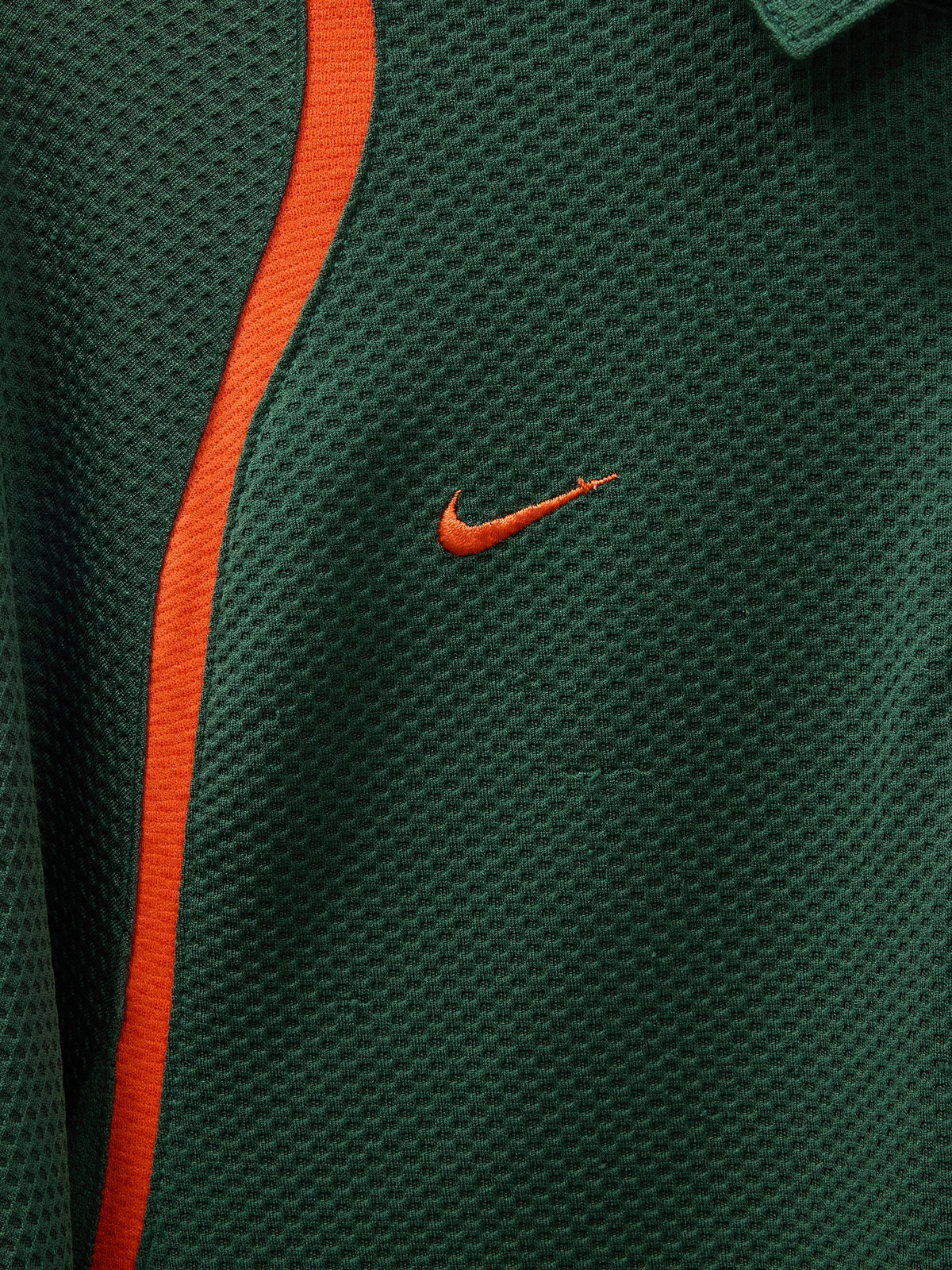 Vintage Dri-Fit Dark Green Nike Miami Hurricanes Polo Shirt