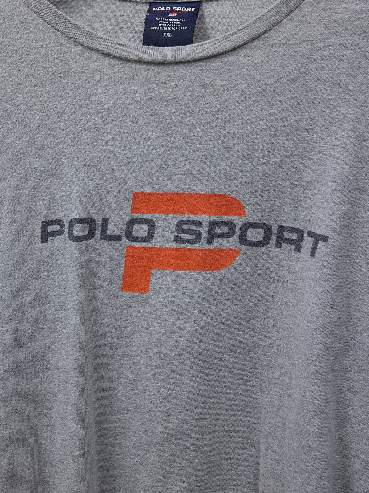 Polo Sport Grey Logo Long Sleeve T-Shirt -