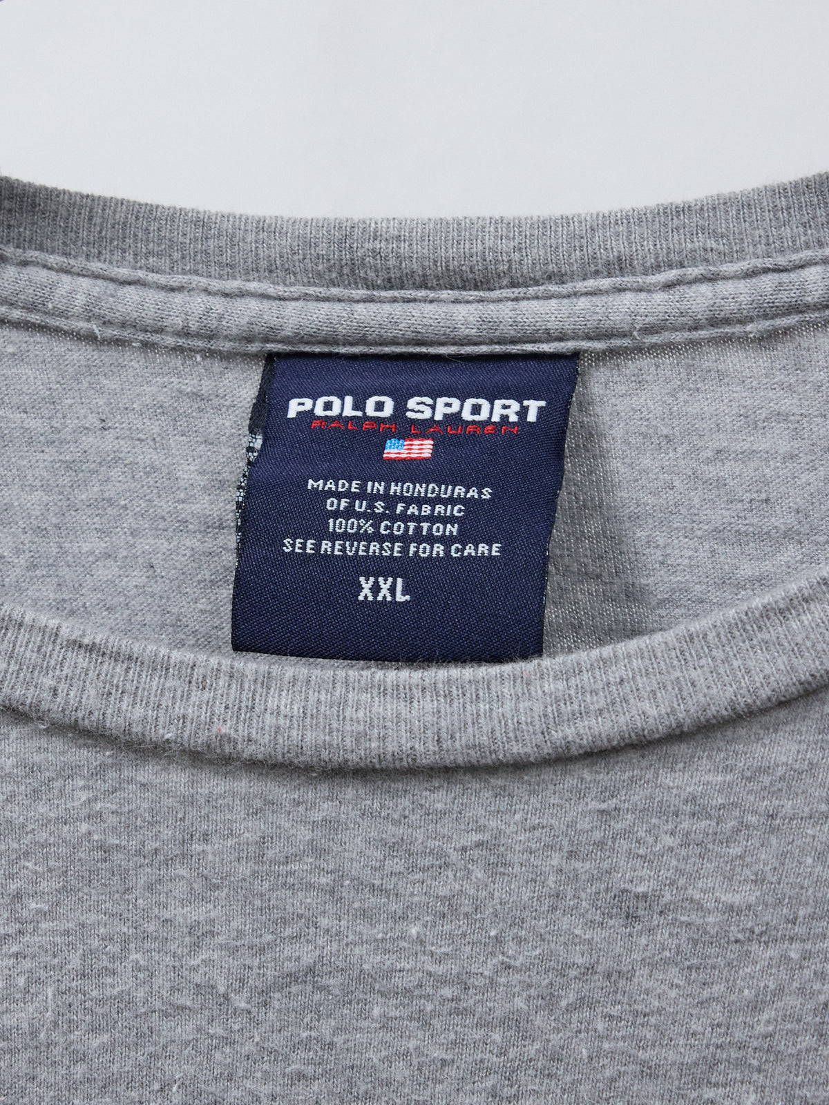 Polo Sport Grey Logo Long Sleeve T-Shirt -