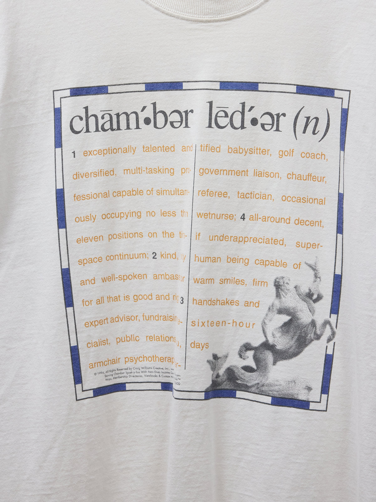 Vintage "Chamber Leader" Graphic Definition T-Shirt