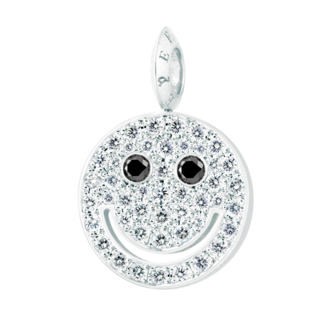 Eyefunny SMILE M Black-Diamond EYES Pendant