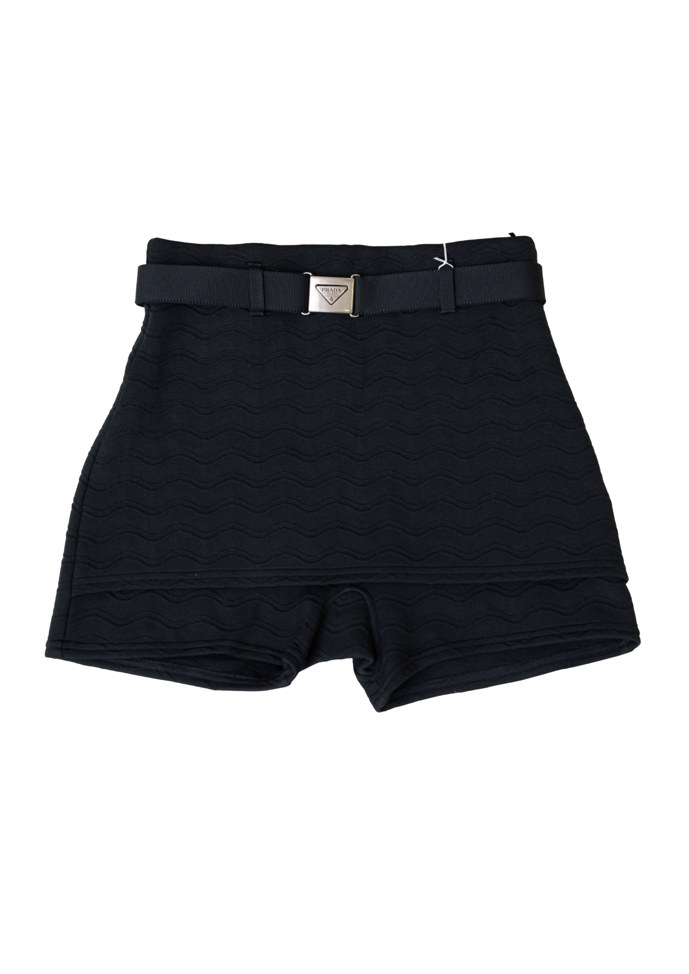 KNITTED BELTED SKORT