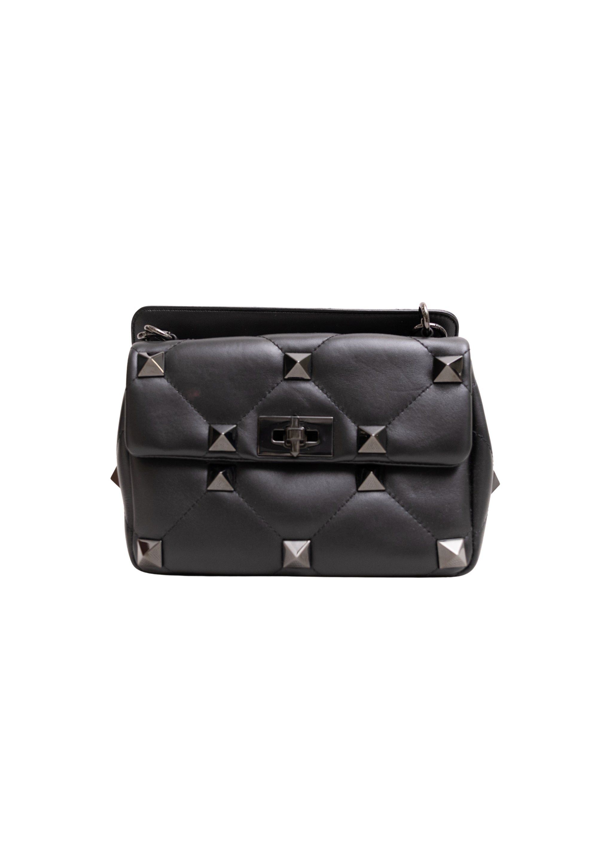 Roman Sstud Quilted Leather Bag
