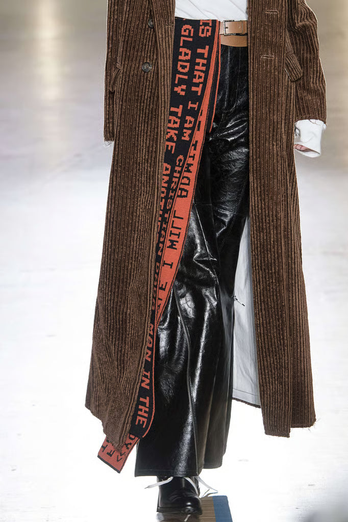Christian DADA Corduroy Distressed BROWN COAT*