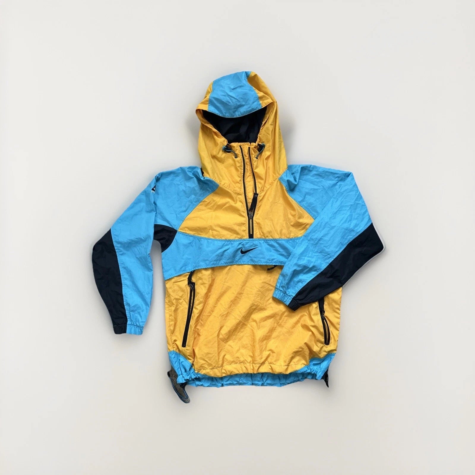 Vintage Nike ACG Nylon Windbreaker Pullover Jacket Colorblock *