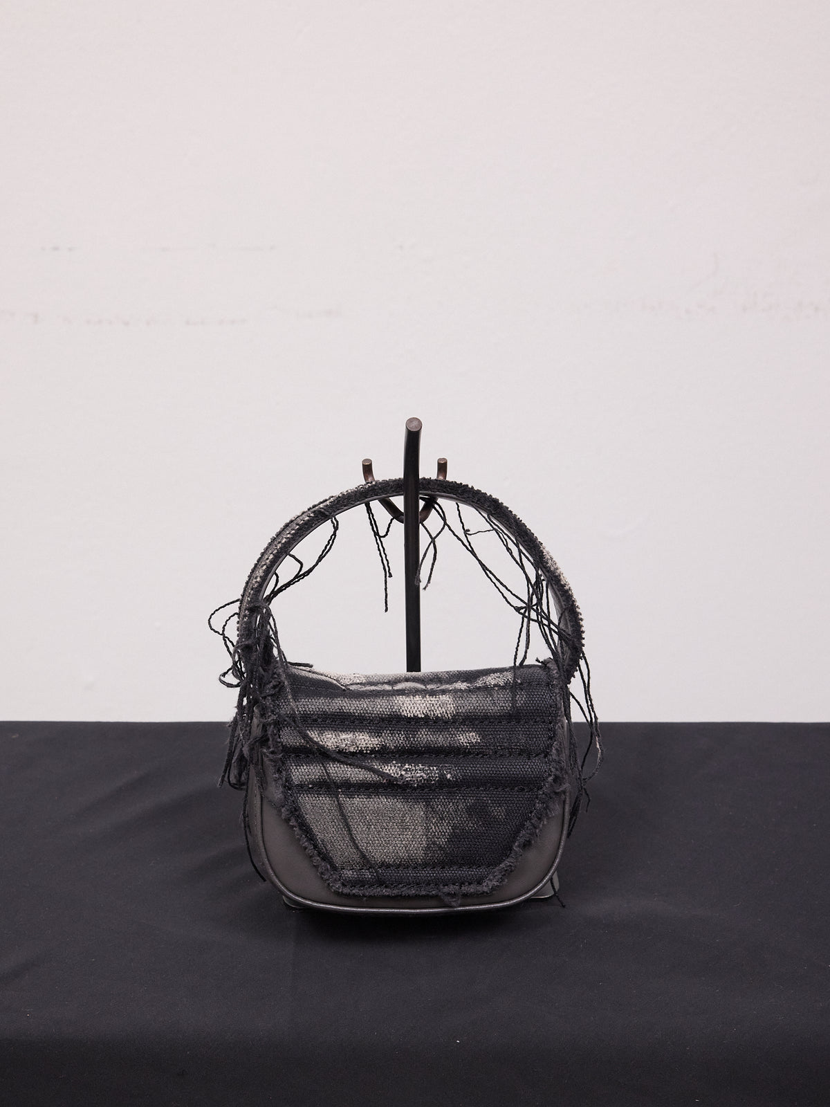 Diesel 1DR XS Iconic Mini Bag in Distressed Denim/Leather