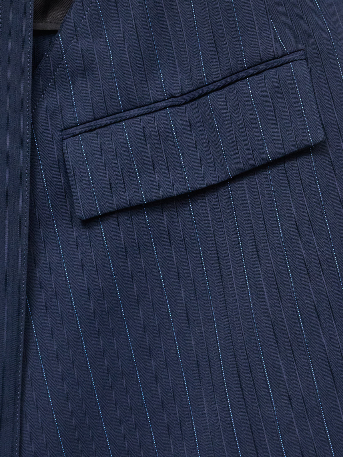 Celine Pinstripe Wrap Skirt
