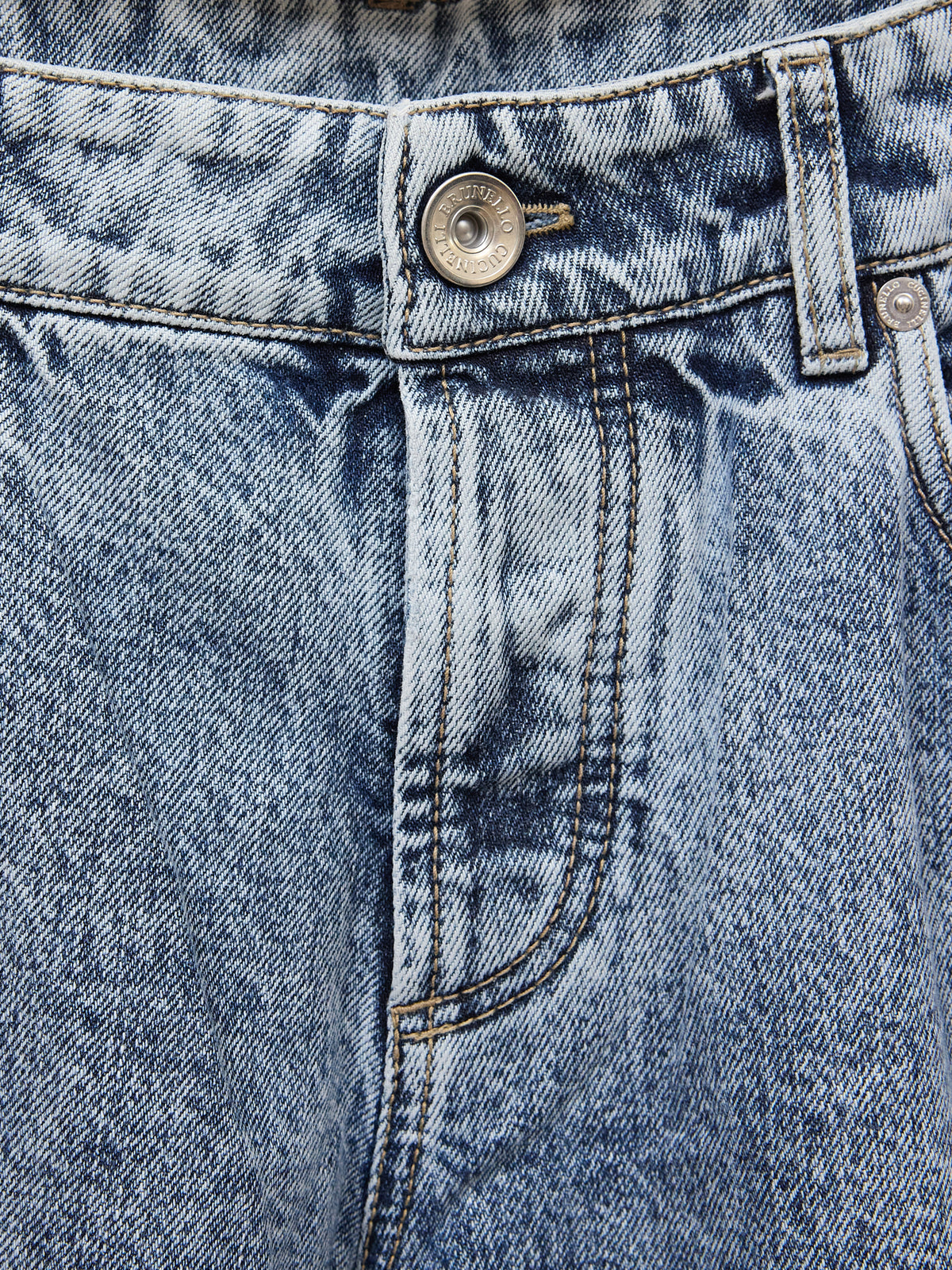 Brunello Cucinelli Acid Wash Skinny Jeans