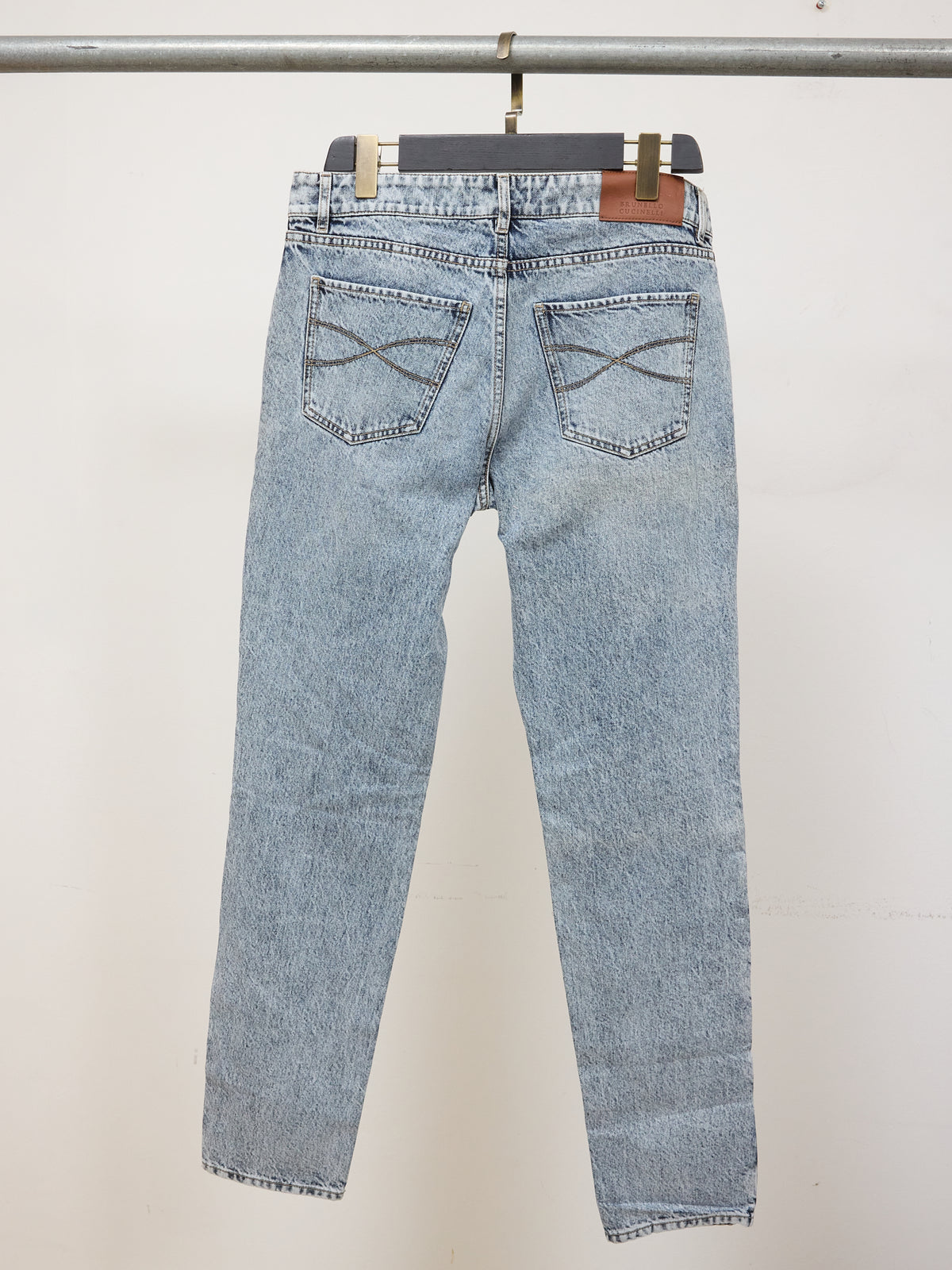 Brunello Cucinelli Acid Wash Skinny Jeans