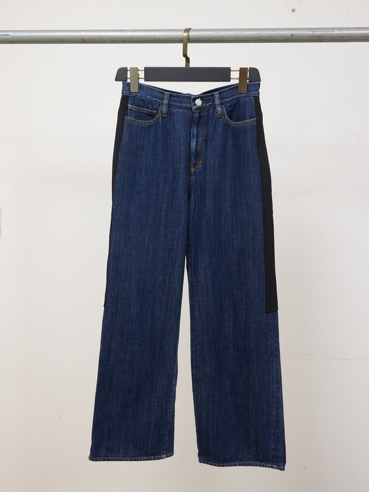 Sue Undercover Black Panel Wide Legged Jeans