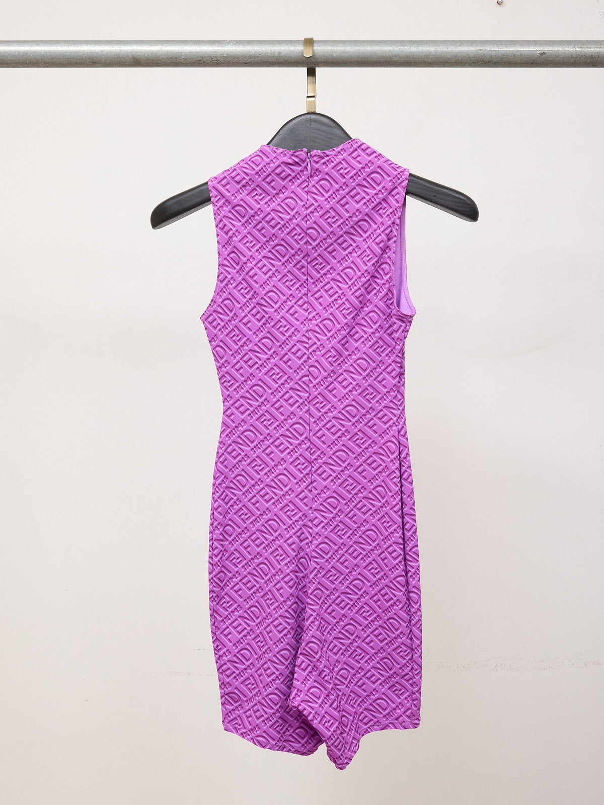 Fendi x Skims Purple Sleeveless Bodysuit