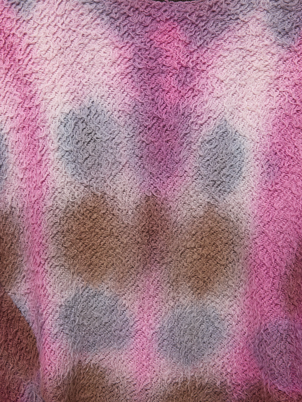 Song for the Mute Purple Tie-Dye High Collar T-Shirt