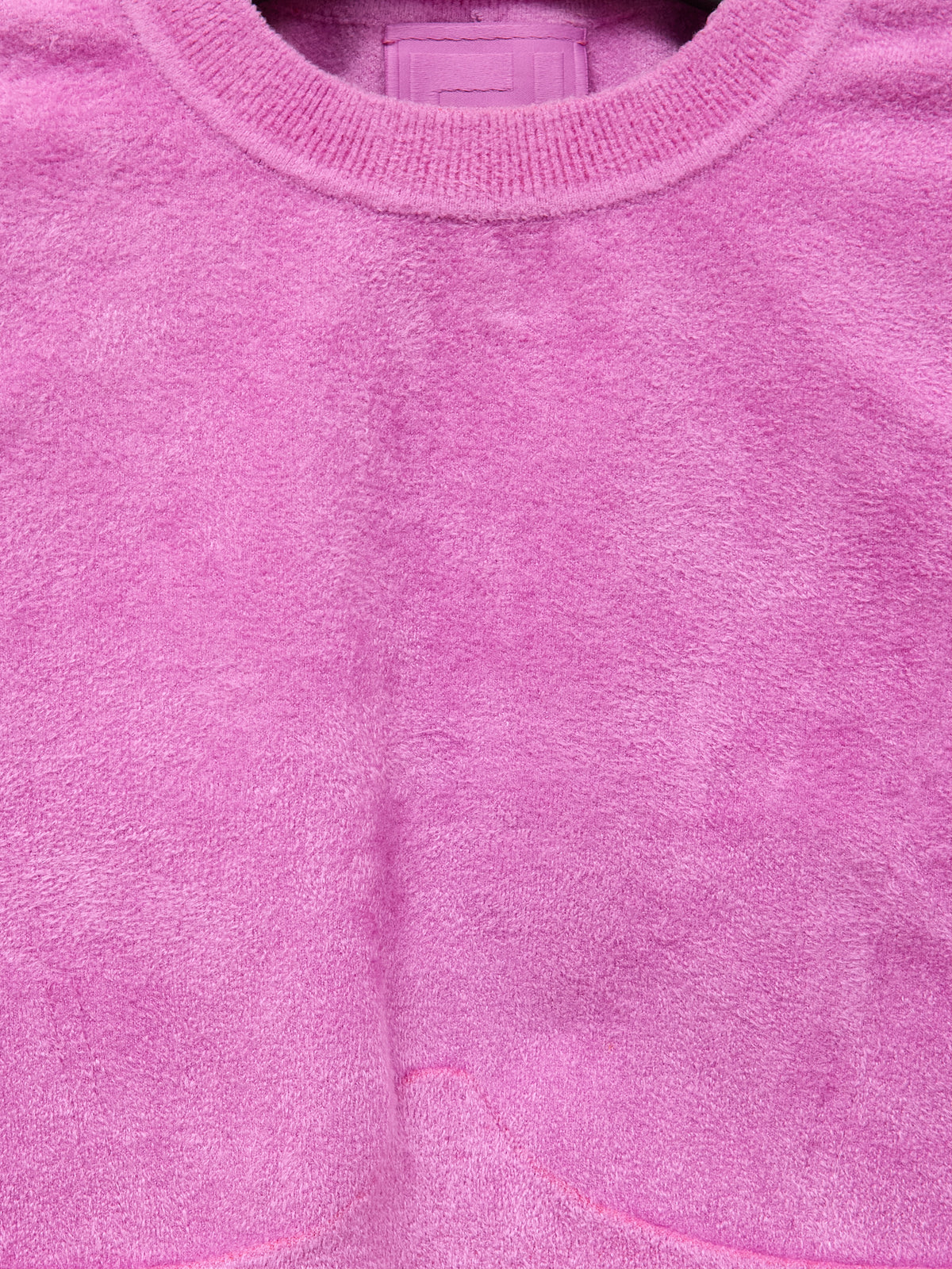 Fendi x Skims Purple Velvet Knit Crop Top