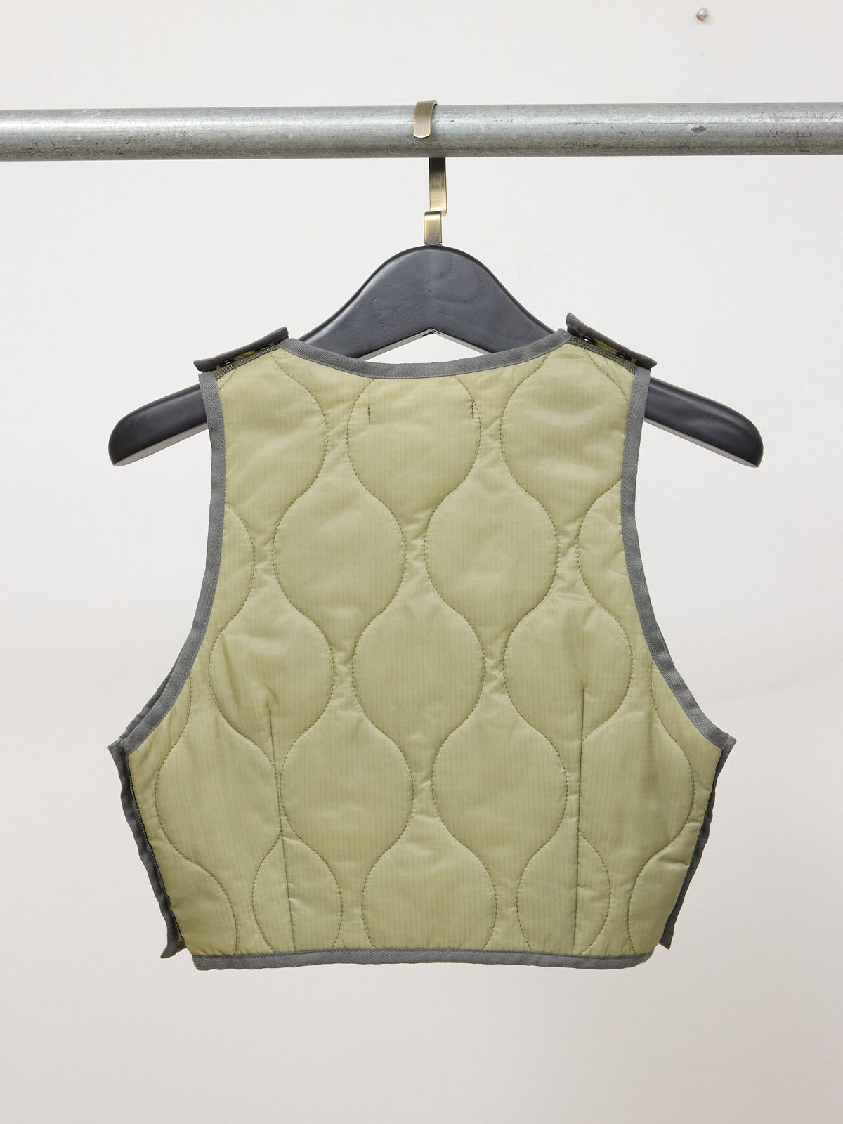 Hyein Seo Wasteland Puffer SS Tank in Navy Green