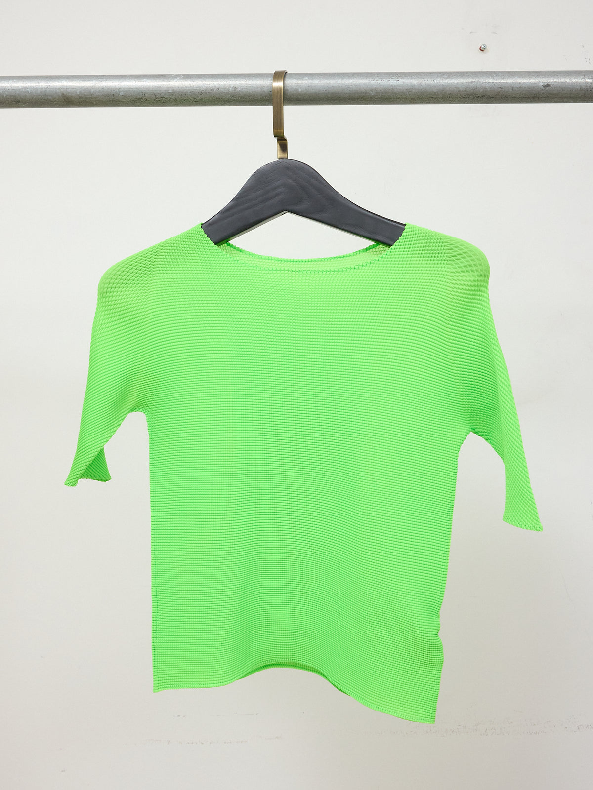 Issey Miyake Lime Green Top