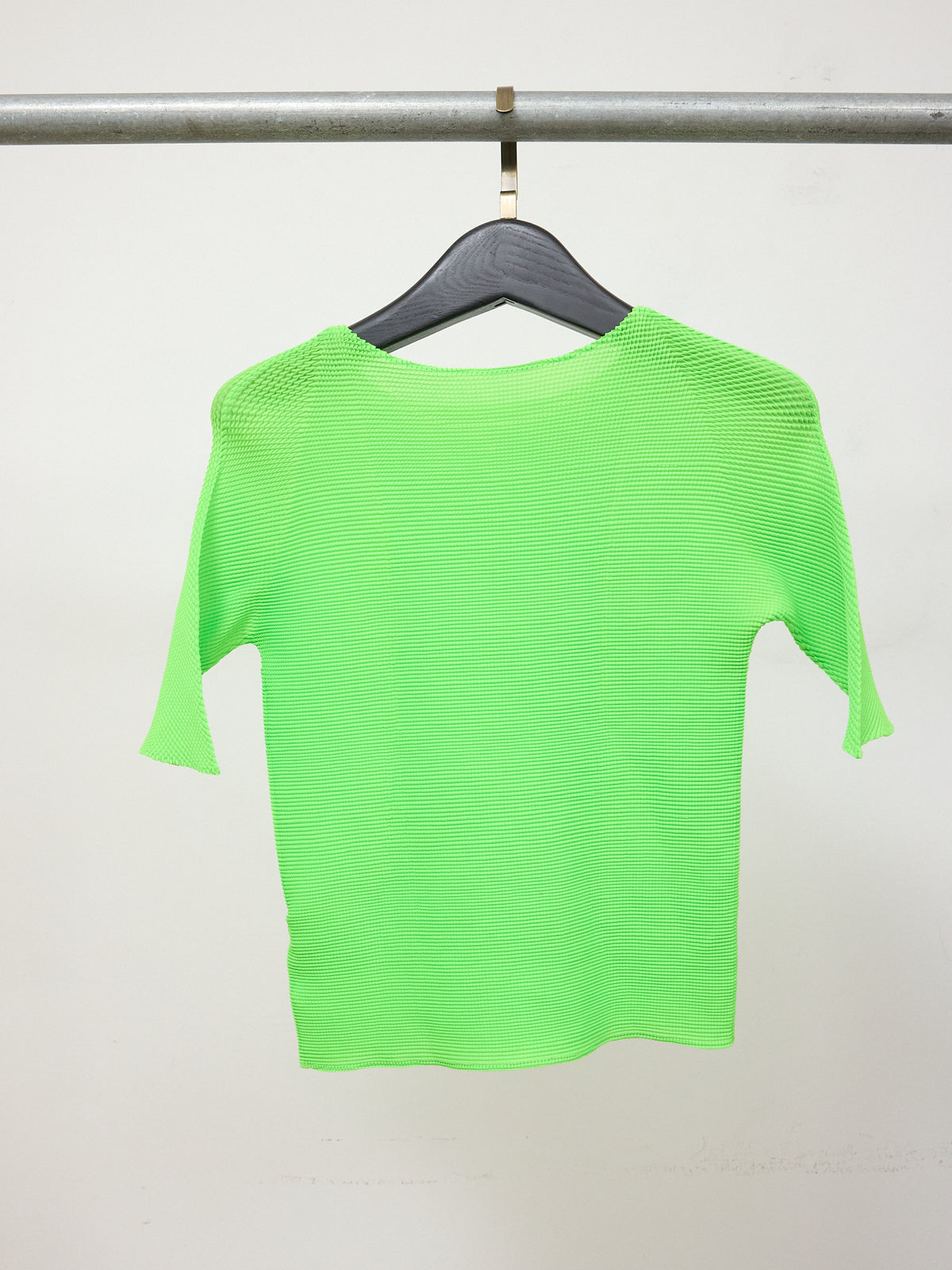 Issey Miyake Lime Green Top