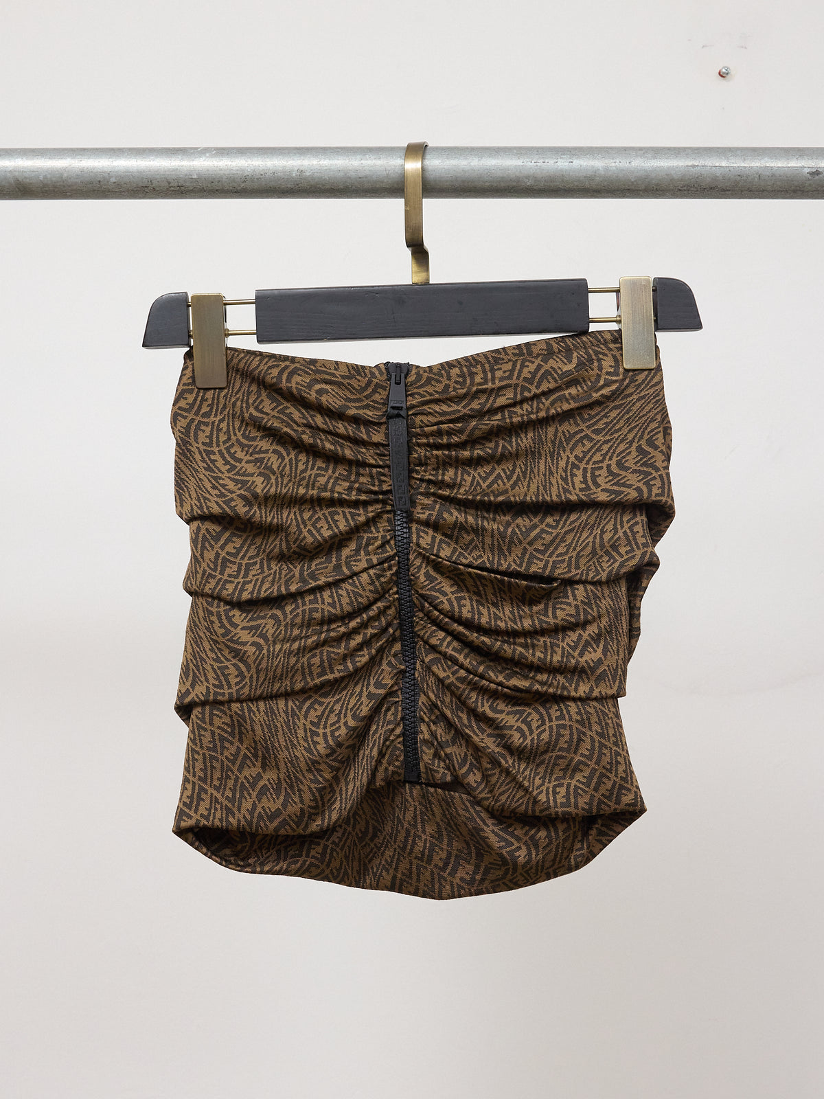 Fendi x Sarah Coleman Monogram Vertigo Twist Tube Top