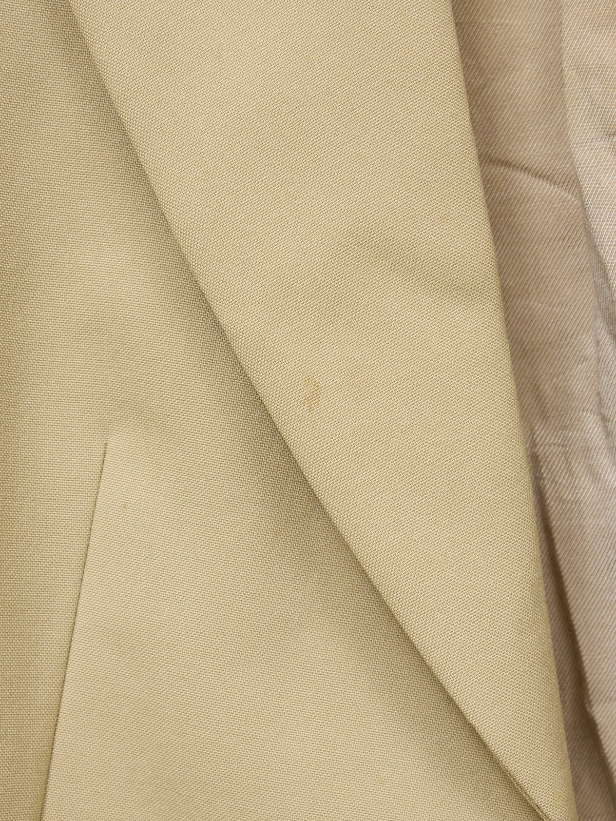 Stella McCartney Adley Wool Cropped Blazer in Sand