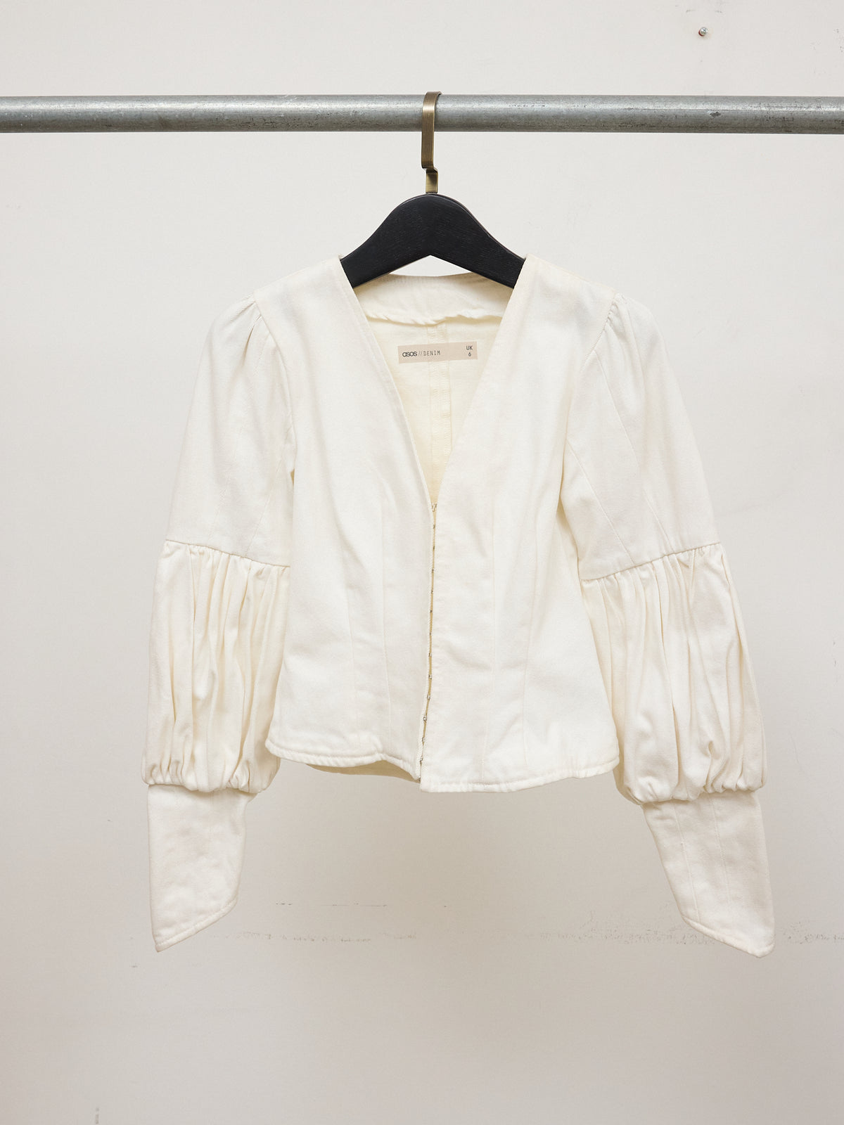 ASOS Denim Top with Sleeve Detail