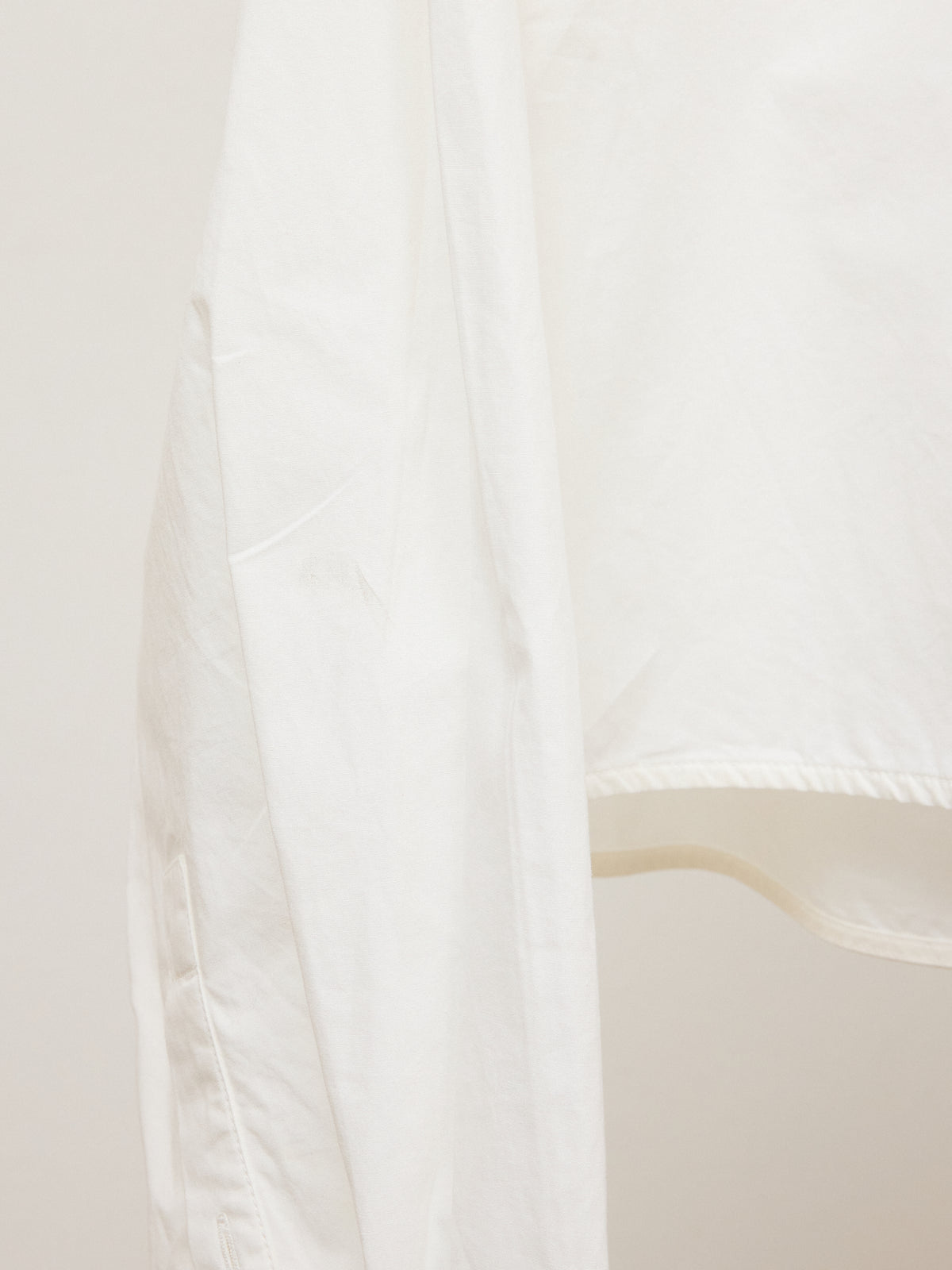 COS Cropped Poplin Shirt in White