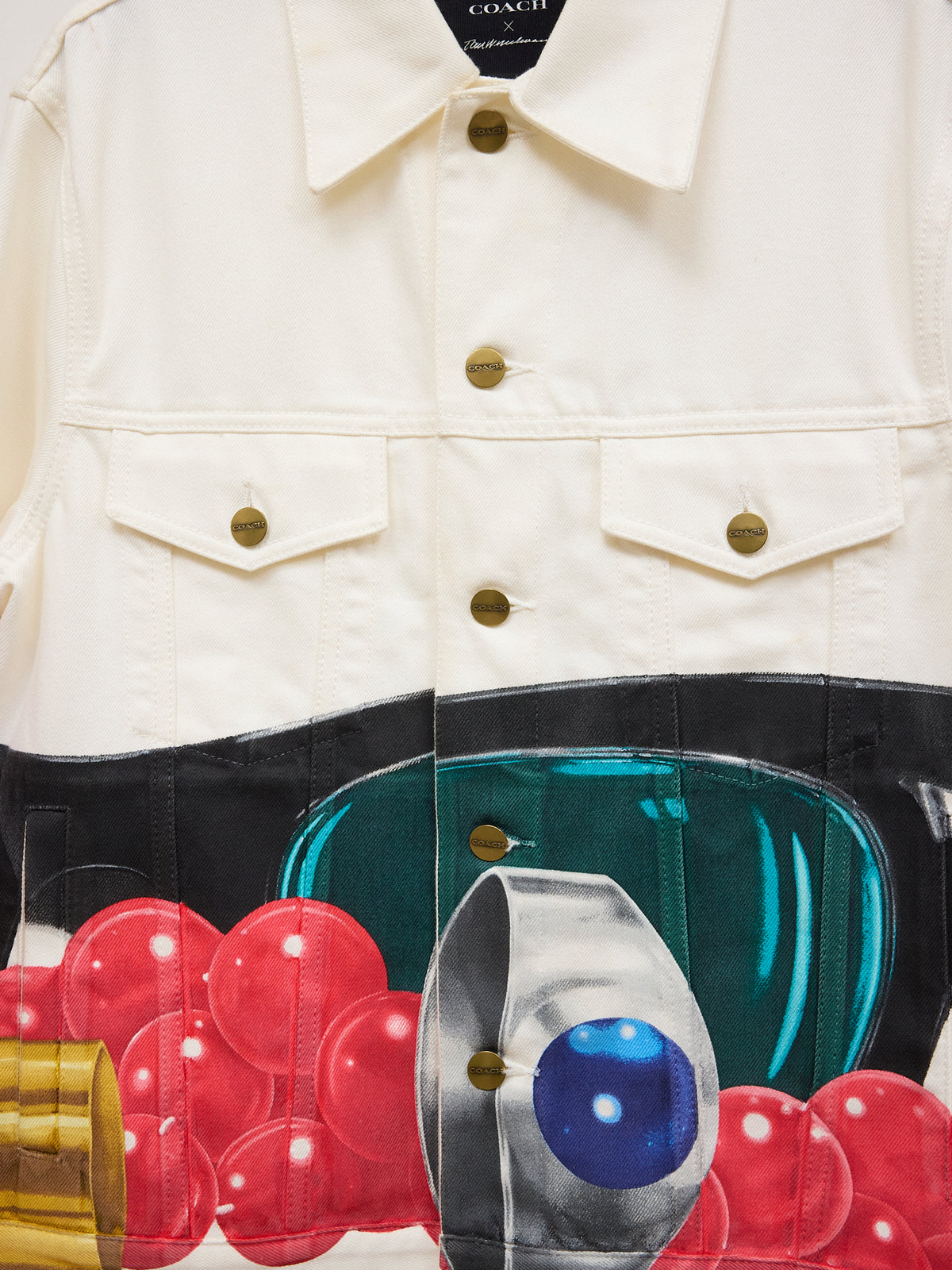 Coach x Tom Wesselmann "Painted Assortment" Denim Jacket