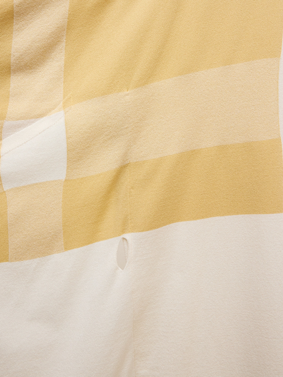 Hermes Gingham Squares High-Collar Poncho Pullover