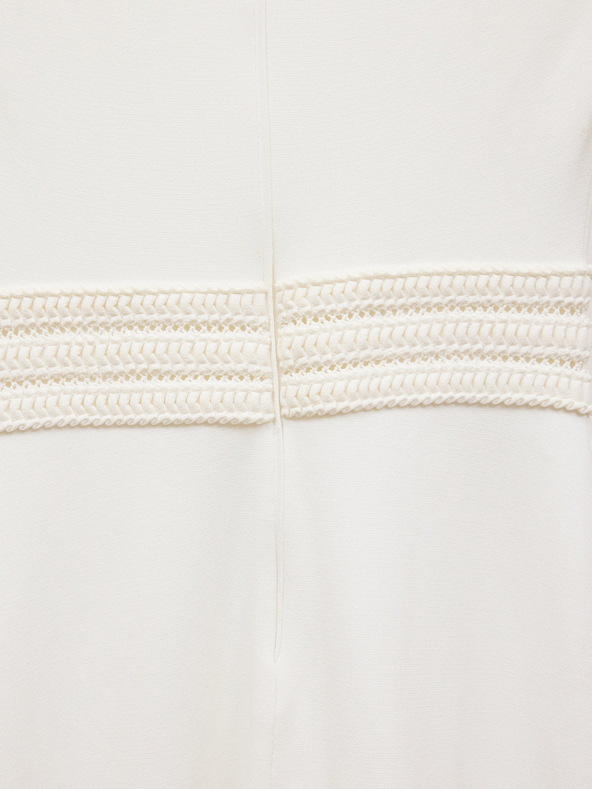 Fendi White Viscose Dress with Pleated Details