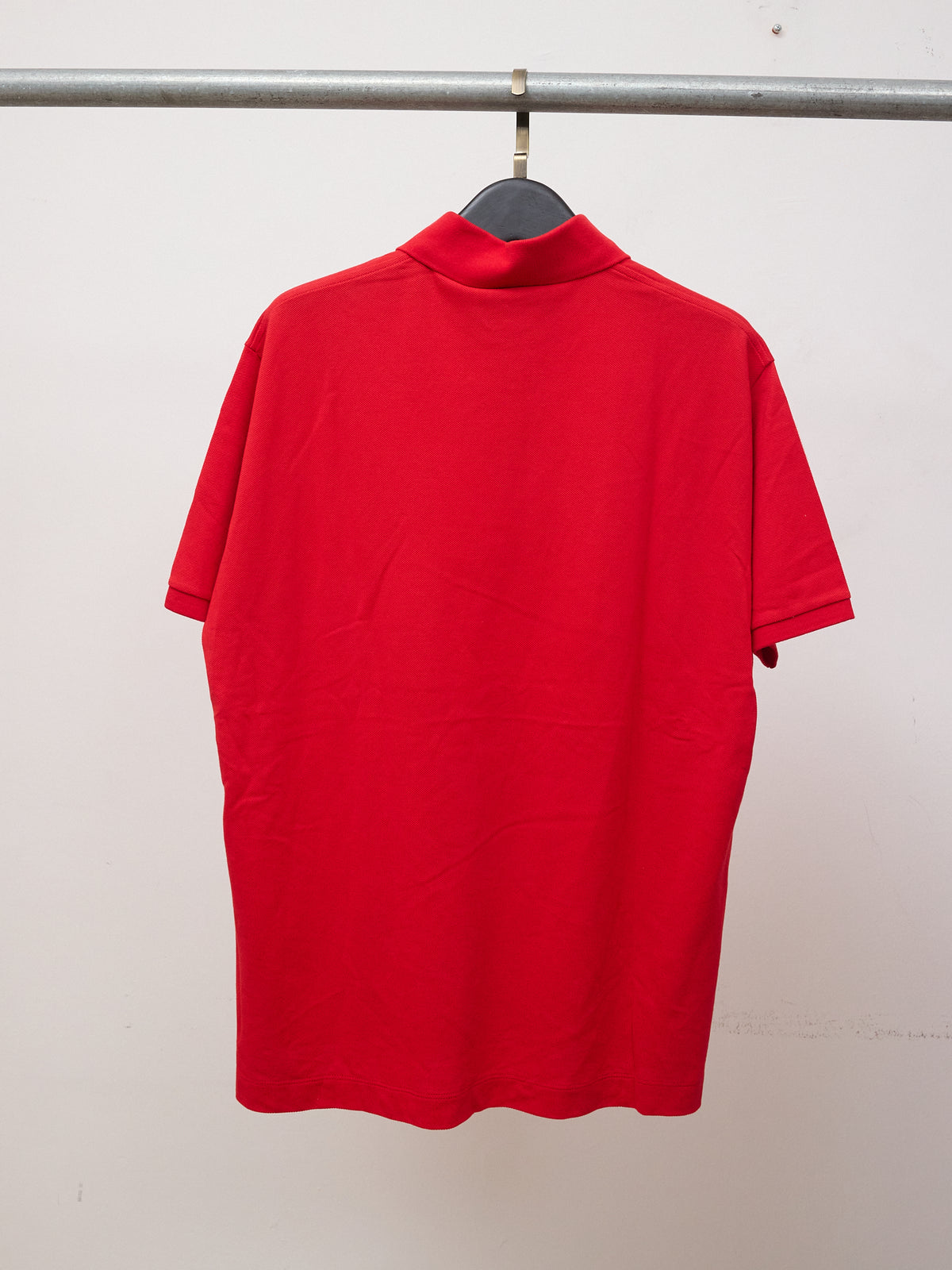 Gucci x Adidas Piquet Short Sleeve Red Polo Shirt