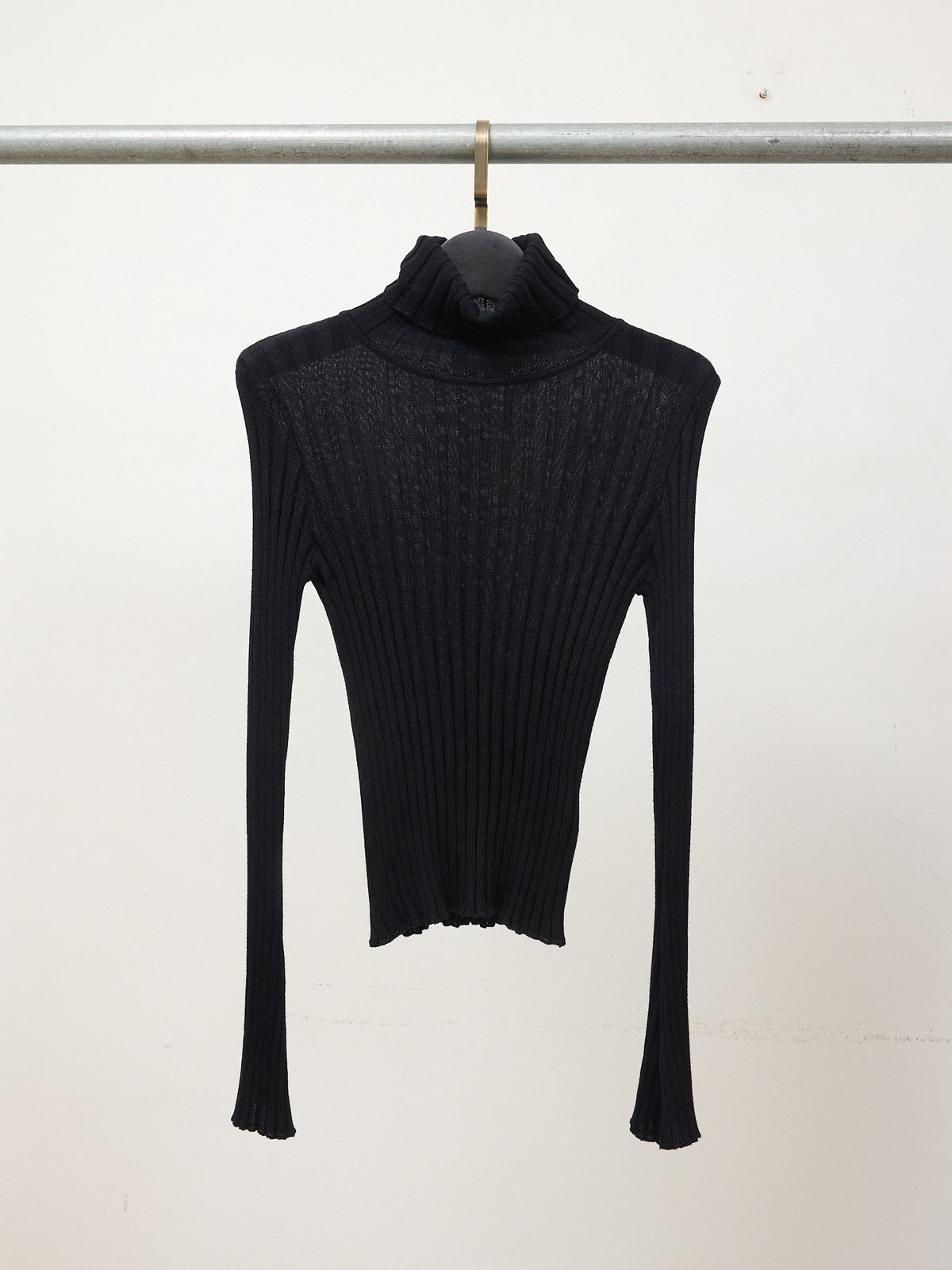 Christian Dada Wool Turtleneck in Black