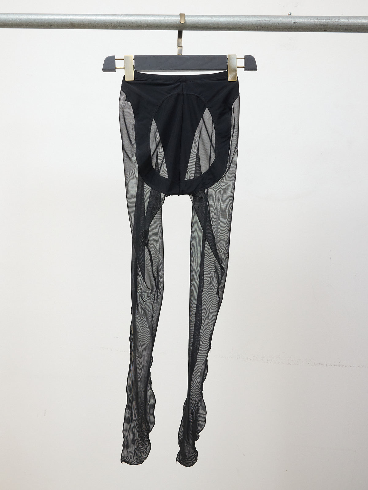Mugler X H&M 30 Denier Tights with Seams in Black
