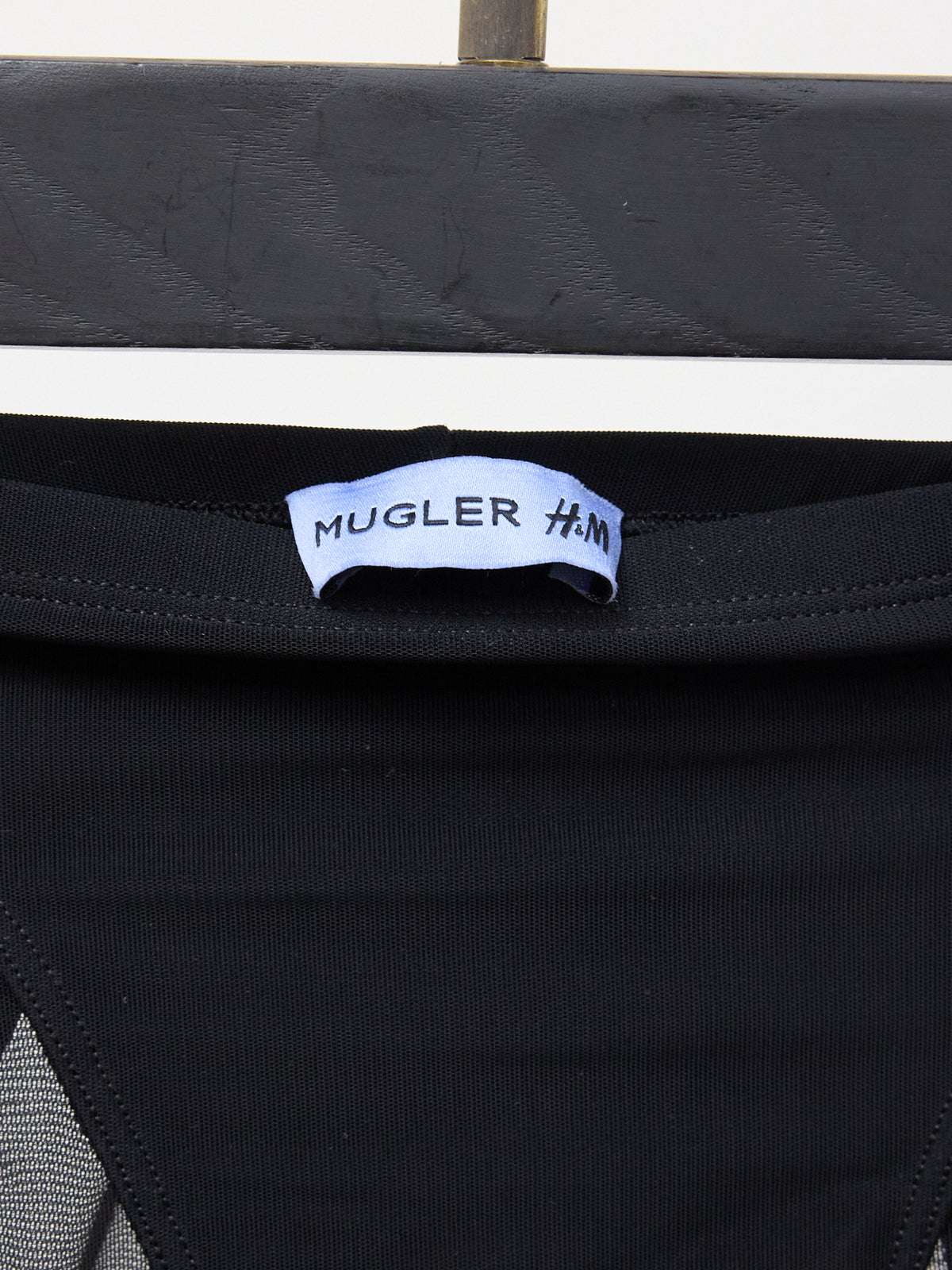 Mugler X H&M 30 Denier Tights with Seams in Black