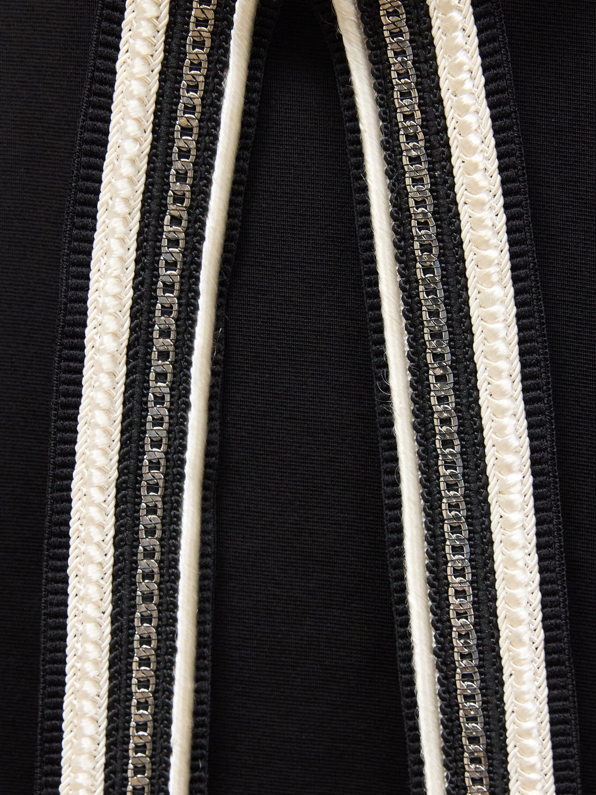 Pierre Balmain Sleeveless Short Dress in Black with Embellished Waistband