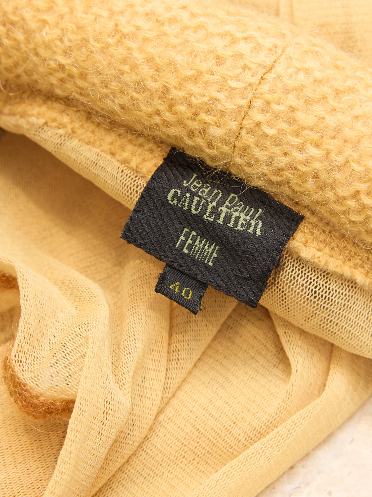 Jean Paul Gaultier Mesh Pillow Sleeve