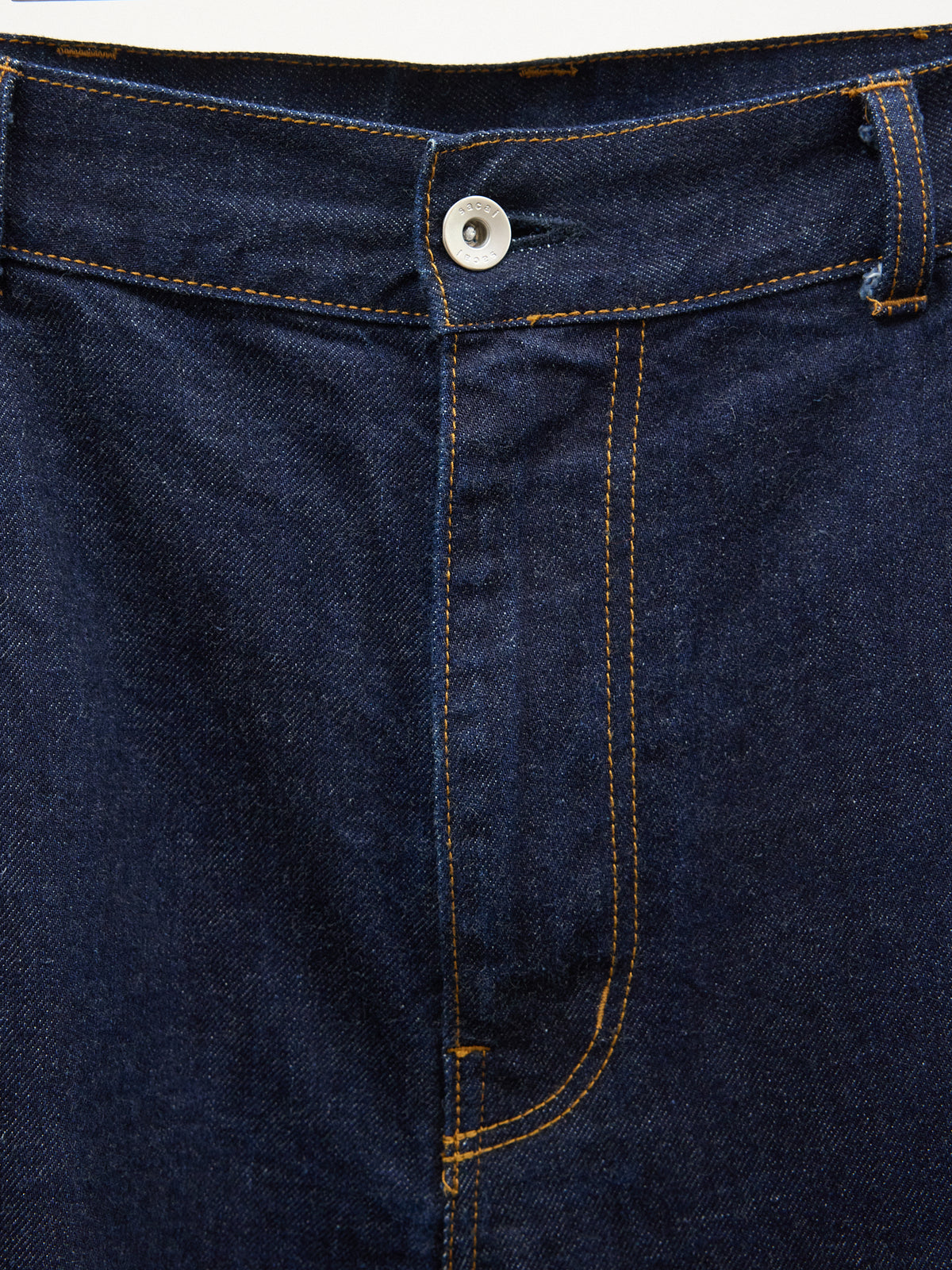 Sacai Wide-Leg Zipper Pants in Navy