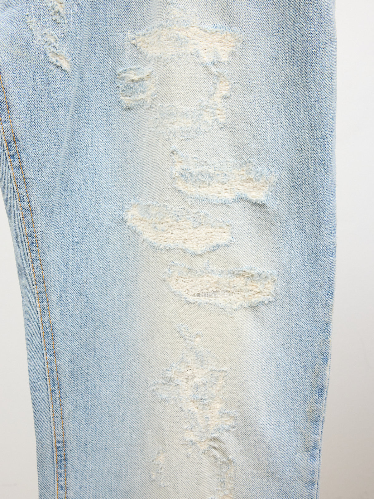 Dolce & Gabbana Wide-leg Distressed Jeans